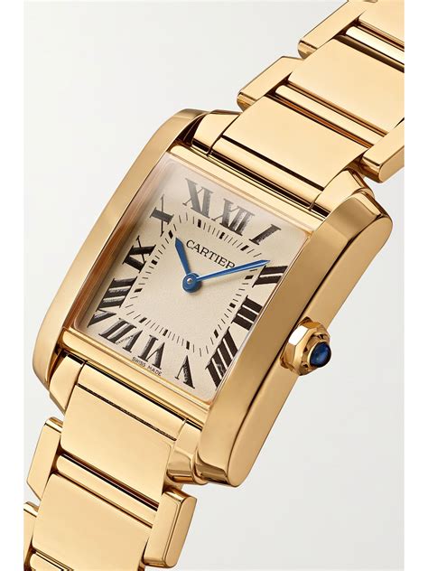 cartuer watch|cartier gold watch.